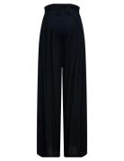 Olmchiara Pants Wvn Bottoms Trousers Wide Leg Black Only Maternity