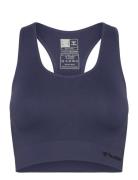 Hmltif Seamless Sports Top Sport Bras & Tops Sports Bras - All Navy Hu...