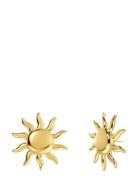 Sun Studs L Accessories Jewellery Earrings Studs Gold Edblad