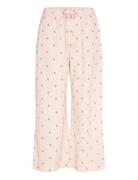 Trousers Pyjama Seersucker Pyjamahousut Olohousut Pink Lindex
