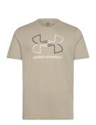 Ua Gl Foundation Update Ss Sport T-shirts Short-sleeved Beige Under Ar...