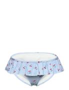 Bikini Brief Flounce Aop Bikinit Blue Lindex