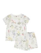 Pyjama Tee Shorts Strawberry F Pyjamasetti Pyjama White Lindex