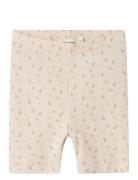 Nmfgago Slim Biker Shorts Lil Bottoms Shorts Cream Lil'Atelier