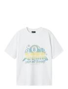 Nlmfeelin Ss L Top Tops T-shirts Short-sleeved White LMTD
