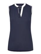 Abby Sleeveless Top Sport T-shirts & Tops Sleeveless Navy Röhnisch