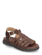 Bisgaard Bera Shoes Summer Shoes Sandals Brown Bisgaard