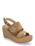 Susan Sling Kiilakorkokengät Brown Replay