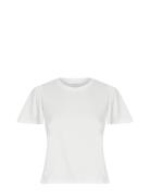 Mschbeckie Organic Puff Tee Tops T-shirts & Tops Short-sleeved White M...