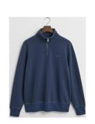 Sunfaded Half Zip Sweat Tops Sweat-shirts & Hoodies Sweat-shirts Blue ...