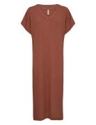 Sc-Delia Polvipituinen Mekko Brown Soyaconcept