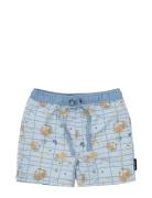 Swim Shorts Aop Uimashortsit Blue Mikk-line