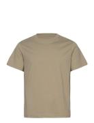 Short Boxy Heavyweight T-Shirt Tops T-shirts Short-sleeved Green Weekd...