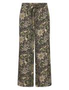 Sc-Rosine Bottoms Trousers Wide Leg Multi/patterned Soyaconcept