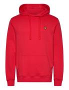 Pullover Hoodie Tops Sweat-shirts & Hoodies Hoodies Red Lyle & Scott