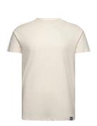 Organic Thor Tee Tops T-shirts Short-sleeved Cream Mads Nørgaard