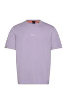 Tchup Tops T-shirts Short-sleeved Purple BOSS