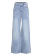 Pd-Asta Jeans Wash Rivoli Bottoms Jeans Wide Blue Pieszak