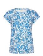 Frseen Tee 1 Ext Tops T-shirts & Tops Short-sleeved Blue Fransa