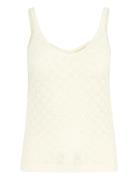 Froda Top 1 Tops T-shirts & Tops Sleeveless Cream Fransa