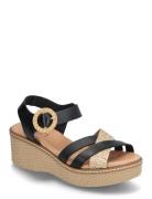 Flora Kiilakorkokengät Black Dasia