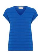 Frsinja Top 1 Tops Knitwear Jumpers Blue Fransa