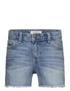 Shorts Denim Basic Raw Edge Bottoms Shorts Blue Lindex