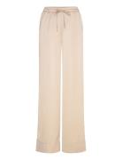 Paulafv Bottoms Trousers Straight Leg Beige FIVEUNITS