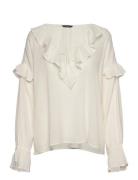 Blouse Sindry Tops Blouses Long-sleeved Cream Lindex
