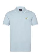 Tipped Polo Shirt Tops Polos Short-sleeved Blue Lyle & Scott