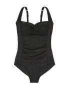 Fiji Shaping Swimsuit Uimapuku Uima-asut Black Dorina