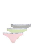 Bikini 3Pk Alushousut Brief Tangat Pink Calvin Klein