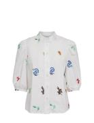 Nuvalentine Shirt Tops Shirts Short-sleeved White Nümph
