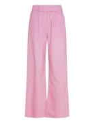 Nathancras Pants Bottoms Trousers Wide Leg Pink Cras