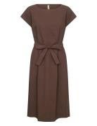 Sc-Rachelle Polvipituinen Mekko Brown Soyaconcept