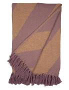 Throw Home Textiles Cushions & Blankets Blankets & Throws Purple Au Ma...