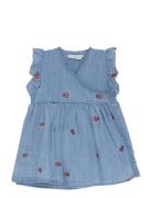 Dress Ss Emb. Chambray Dresses & Skirts Dresses Casual Dresses Short-s...