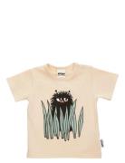 Stinky T-Shirt Tops T-shirts Short-sleeved Beige MUMIN