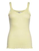 Pointella Trille Top Tops T-shirts & Tops Sleeveless Yellow Mads Nørga...