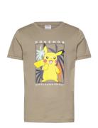 Top Ss Pokemon Tops T-shirts Short-sleeved Khaki Green Lindex