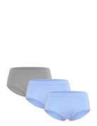 3-Pack Seamless Trosor Med Normalhã¶G Midja Alushousut Brief Tangat Bl...