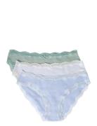 Jimma - 3 Slips Alushousut Brief Tangat Blue Etam