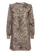Odette Dress Aop 10783 Polvipituinen Mekko Brown Samsøe Samsøe