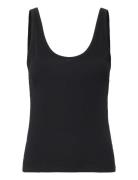 Tank Top Tops T-shirts & Tops Sleeveless Black Weekday