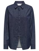 Onlruby Ls Dnm Shirt Akm Tops Shirts Long-sleeved Blue ONLY