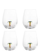 Misa Drinking Glass 4-Pack Home Tableware Glass Drinking Glass Nude Bl...
