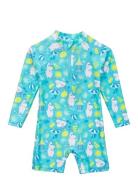 Sommar Baddräkt Uimapuku Uima-asut Blue MUMIN