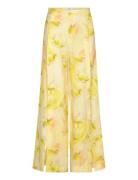 Rodebjer Rubin Daisies Bottoms Trousers Straight Leg Yellow RODEBJER