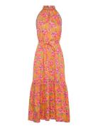 Louisa Alexis Dress Polvipituinen Mekko Orange French Connection