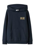 Nkmkian Swe Wh Bru Ps Noos Tops Sweat-shirts & Hoodies Hoodies Navy Na...